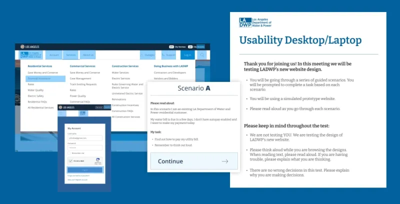 Impact of the LADWP site redesign