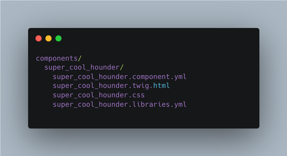Single Directory Component Example