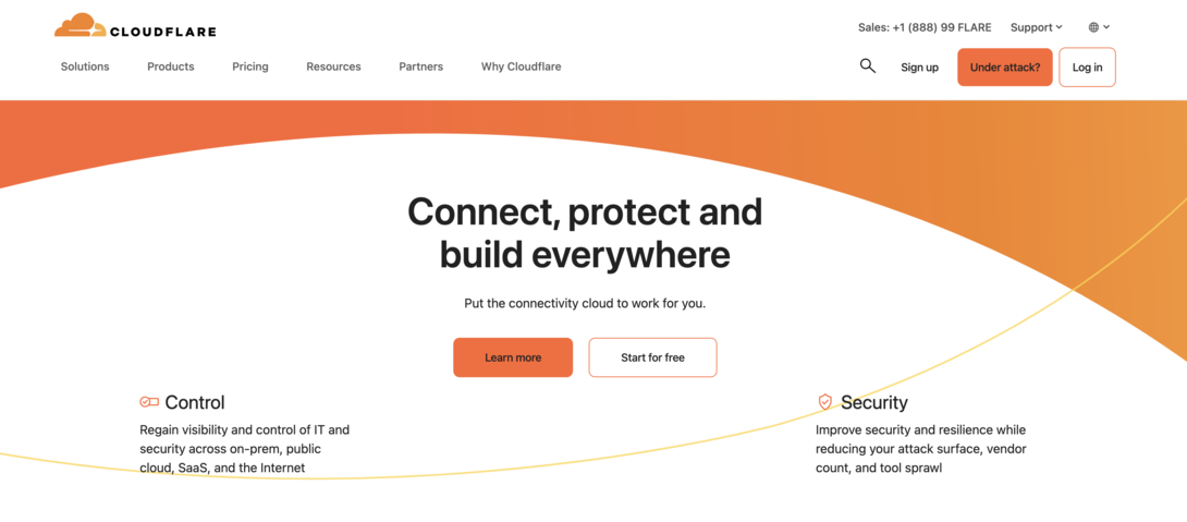Cloudflare WordPress Security Plugin Website