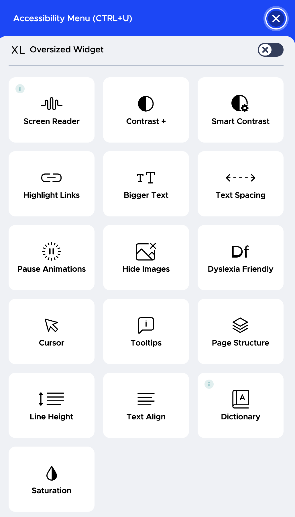 LA City Government Accessible Website Features